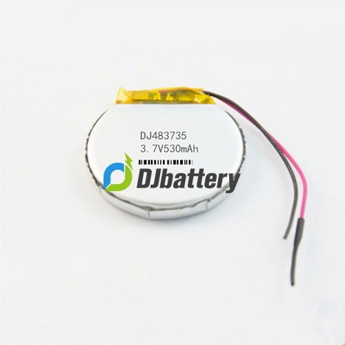 DJ483735 3.7V530mAh Bending battery for smart watch