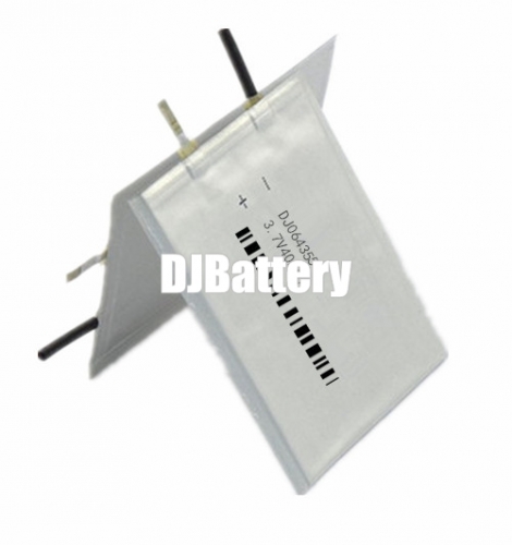 DJ064355 3.7v40mAh 0.6mm ultra thin lipo battery