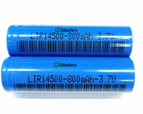 LCR14505-3.7V800mAh lithium ion battery