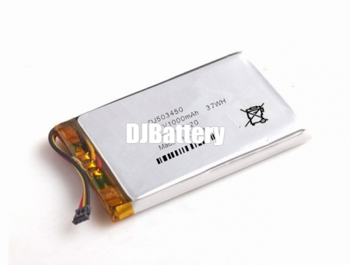 DJ503450 3.7V1000mAh polymer lithium battery